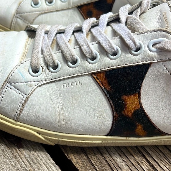 Celine Triomphe TRO1L Animal Print Sneakers Size 40 (US 9.5) - Picture 11 of 15